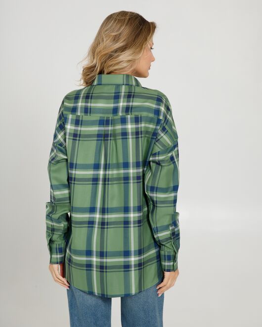 Женская рубашка  прямого силуэта - 8670 от byME 