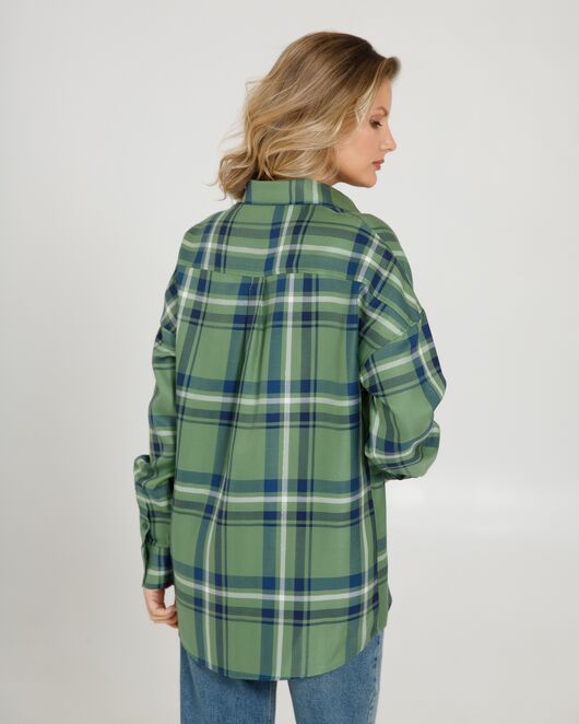 Женская рубашка  прямого силуэта - 8670 от byME 