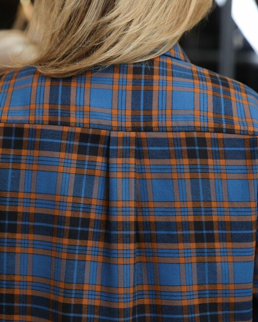 Женская рубашка в клетку - 8713 от byME 