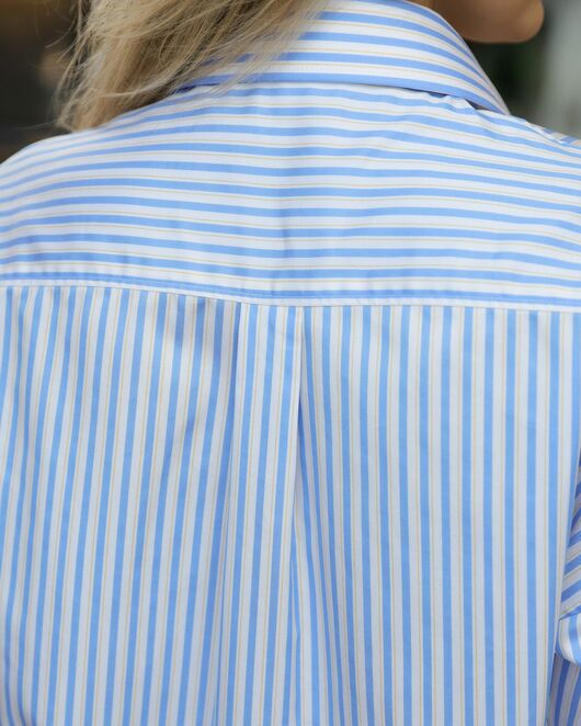 Женская рубашка в голубую полоску - 8715 от byME 