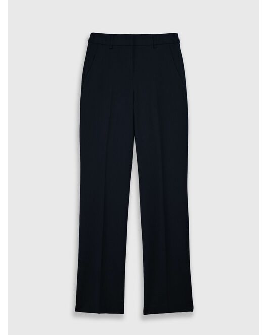 Прямые женские брюки со стрелками синие от byME 