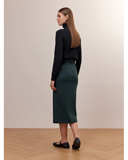 Юбка женская изумрудный-2-16106_60029-016 от byME 