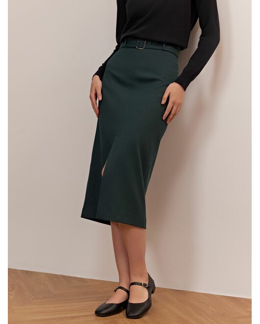 Юбка женская изумрудный-2-16106_60029-016 от byME 