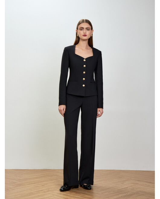 Женские брюки темно-синие - 2-16505_50117 от byME 