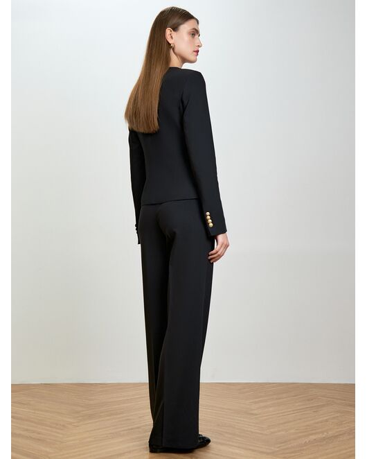 Женские брюки темно-синие - 2-16505_50117 от byME 