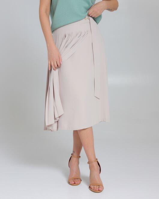 Юбка женская бежевая 45043024 от Guzella 