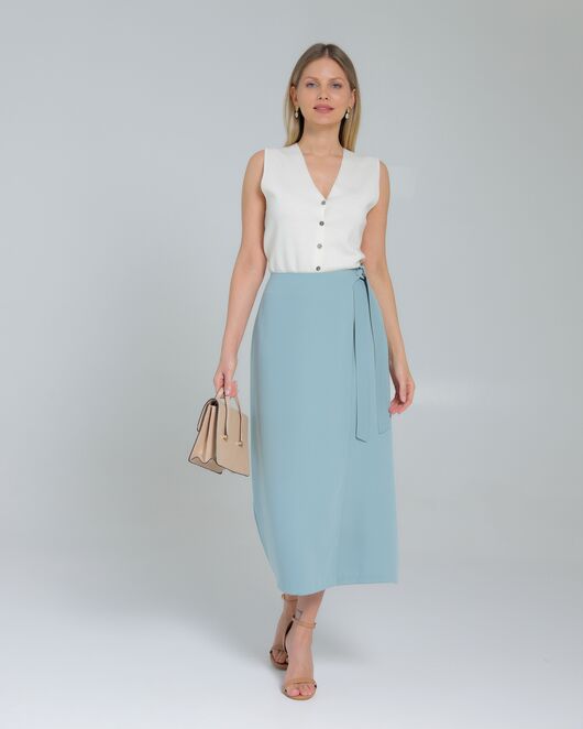 Юбка женская фисташка 45333039 от Guzella 