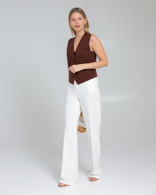 Брюки женские белые-5324-308 от SHN 