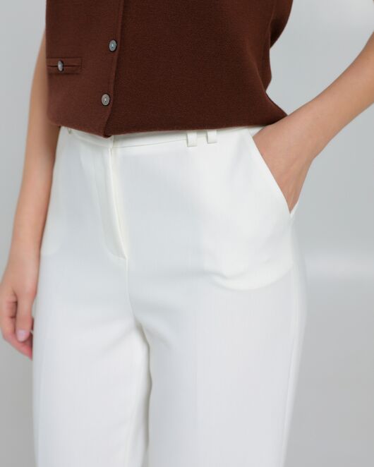 Брюки женские белые-5324-308 от SHN 