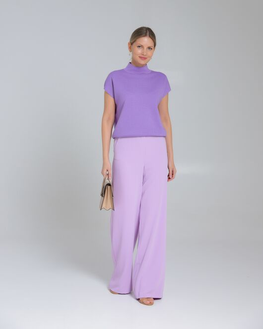 Брюки женские сиреневые-5367-827 PURPLE от SHN  Брюки женские сиреневые-5367-827 PURPLE от SHN