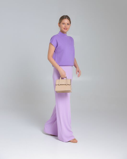 Брюки женские сиреневые-5367-827 PURPLE от SHN  Брюки женские сиреневые-5367-827 PURPLE от SHN
