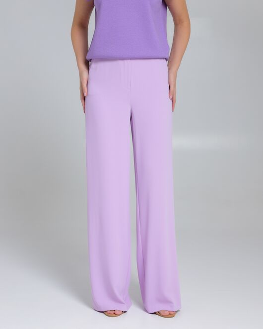 Брюки женские сиреневые-5367-827 PURPLE от SHN  Брюки женские сиреневые-5367-827 PURPLE от SHN