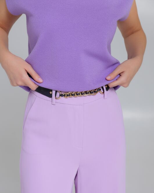 Брюки женские сиреневые-5367-827 PURPLE от SHN  Брюки женские сиреневые-5367-827 PURPLE от SHN