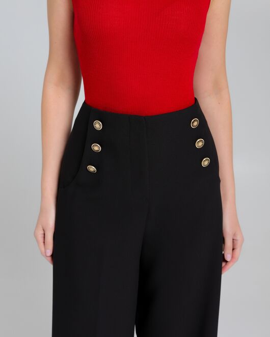 Брюки женские чёрного цвета  -5373-308 BLACK от SHN  Брюки женские чёрного цвета  -5373-308 BLACK от SHN