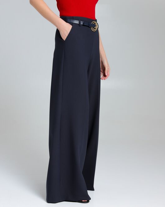 Брюки женские темно-синего цвета -5377-308 NAVY от SHN  Брюки женские темно-синего цвета -5377-308 NAVY от SHN