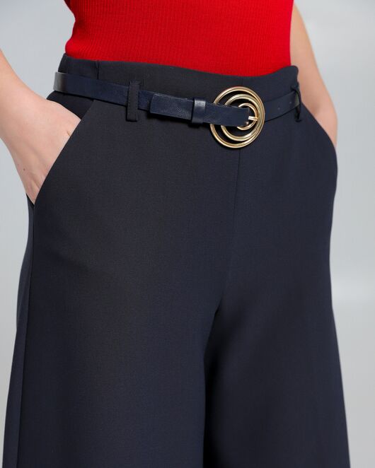 Брюки женские темно-синего цвета -5377-308 NAVY от SHN  Брюки женские темно-синего цвета -5377-308 NAVY от SHN