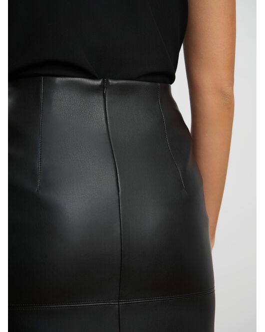 Юбка-карандаш из экокожи черная - 0-91200629 от byME 