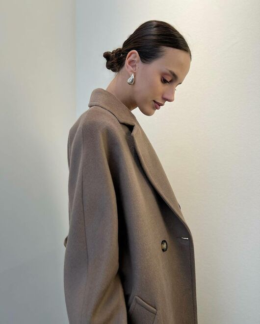 Пальто S1919 Ворс цвет пекан от Doroteya 