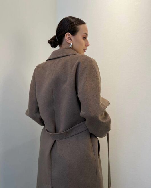 Пальто S1919 Ворс цвет пекан от Doroteya 