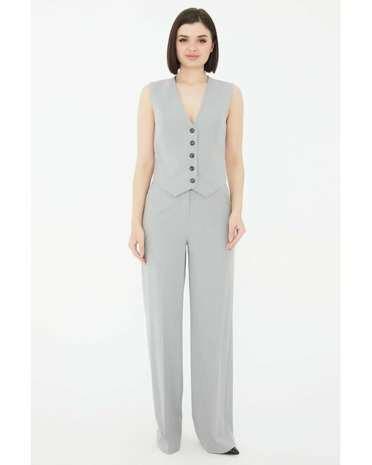 Жилет женский серый - 2830-347 GRAY от SHN 