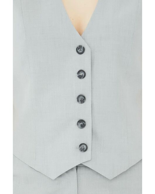 Жилет женский серый - 2830-347 GRAY от SHN 