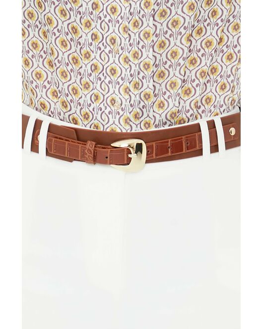 Брюки женские белые -5369-308  WHITE от SHN 