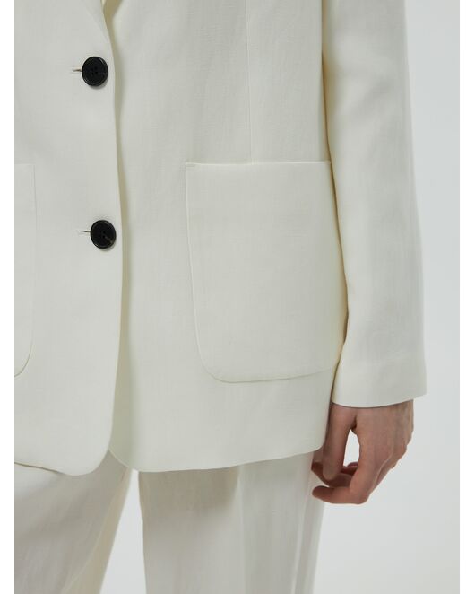 Жакет женский с накладными карманами цвет экрю от Calista 