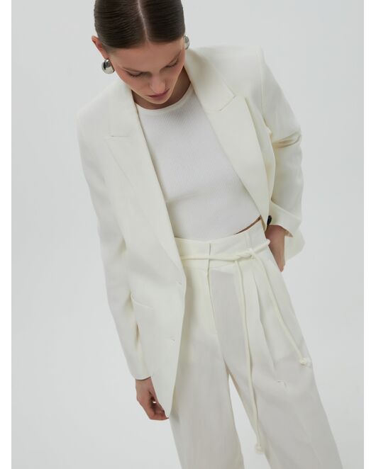 Жакет женский с накладными карманами цвет экрю от Calista 