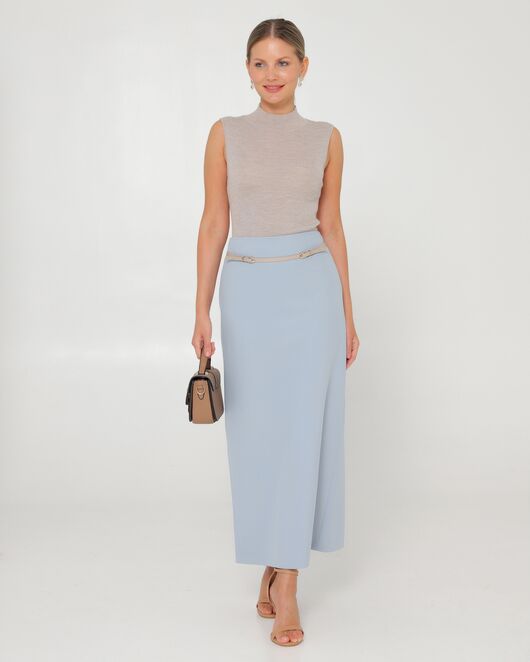 Женская юбка голубая-035079 от Luisa Wang 