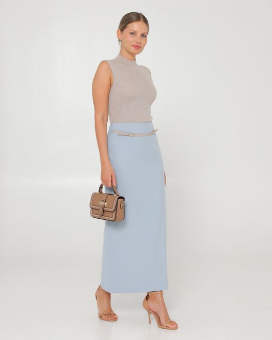 Женская юбка голубая-035079 от Luisa Wang 