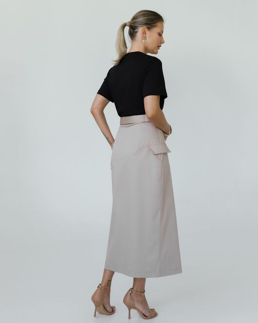 Женская юбка бежевая-035082 от LW  Женская юбка бежевая-035082 от LW