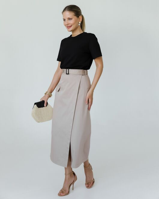 Женская юбка бежевая-035082 от LW  Женская юбка бежевая-035082 от LW