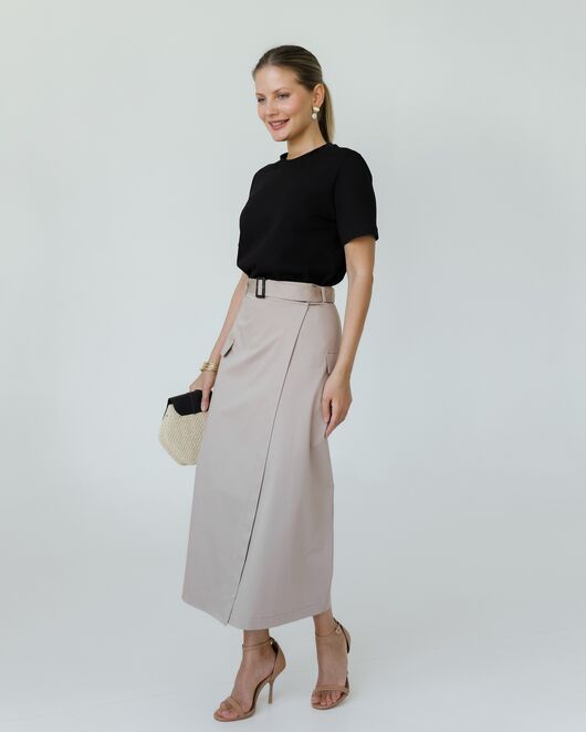 Женская юбка бежевая-035082 от LW  Женская юбка бежевая-035082 от LW