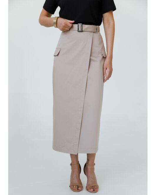 Женская юбка бежевая-035082 от LW  Женская юбка бежевая-035082 от LW