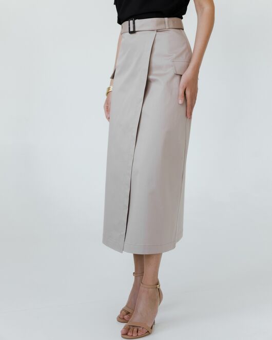 Женская юбка бежевая-035082 от LW  Женская юбка бежевая-035082 от LW