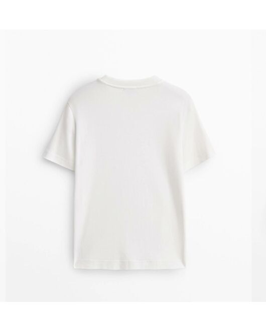 Женская футболка из хлопка белая от LW 