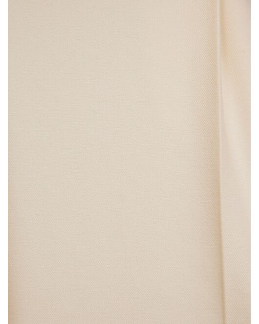 Брюки женские удлиненные  с защипами молочные от Calista 