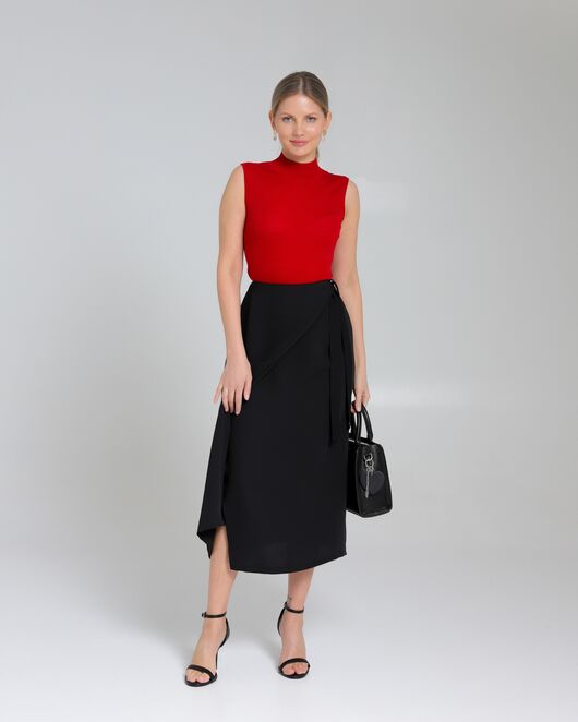 Юбка женская черная 45333001 от Guzella 