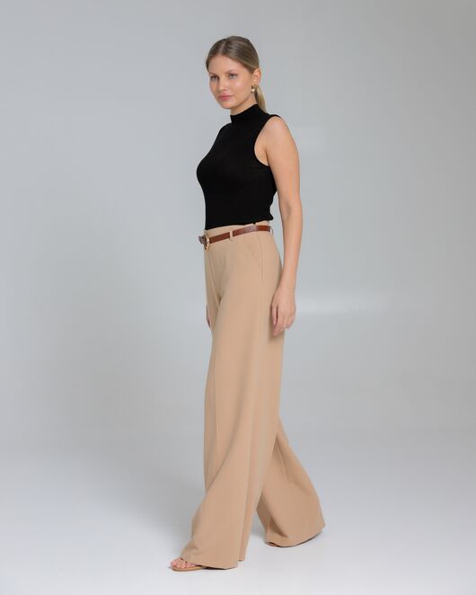 Брюки женские в бежевом цвете  -5377-308 BEIGE от SHN  Брюки женские в бежевом цвете  -5377-308 BEIGE от SHN