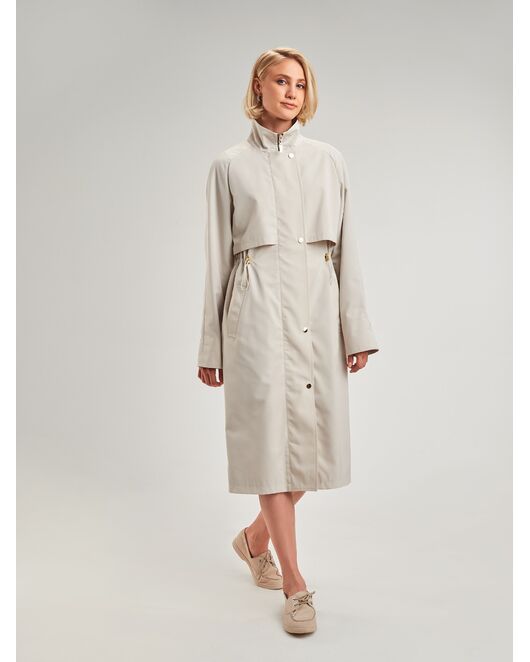 Тренч-парка S036 Brigitte цвет брюле от Doroteya 