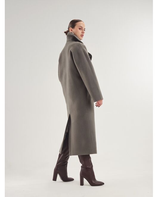 Пальто S084 ворс Lux Sury цвет иней от Doroteya 