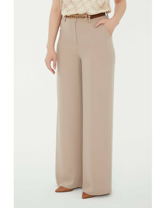 Брюки женские бежевые-5367-827 BEIGE от  