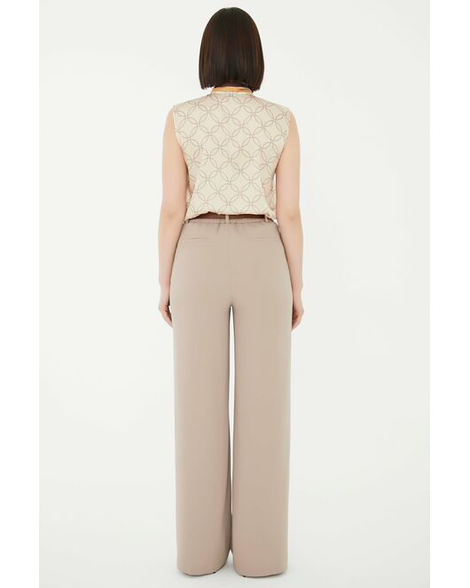 Брюки женские бежевые-5367-827 BEIGE от  