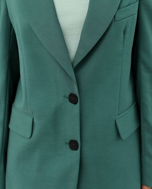 Жакет изумрудный с добавлением шерсти 125040-green от LW 