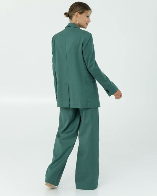 Жакет изумрудный с добавлением шерсти 125040-green от LW 