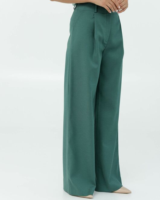 Женские брюки изумрудные от LW 