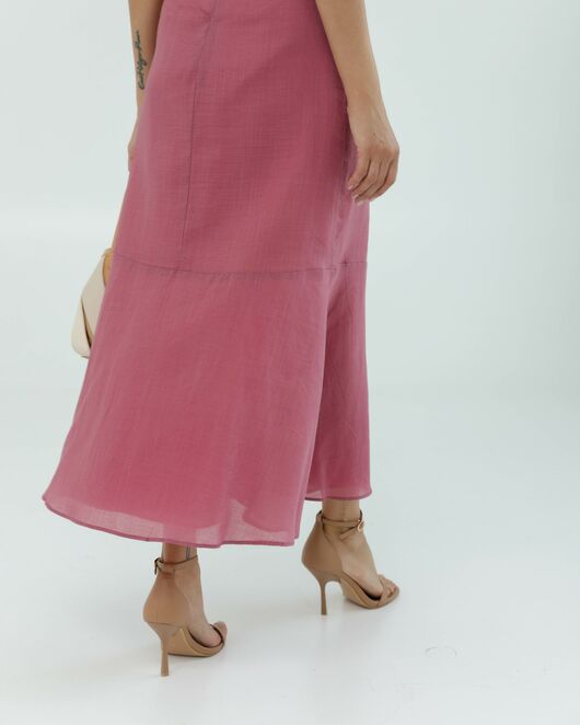 Платье женское розовое из крапивы-025002-pink от LW 