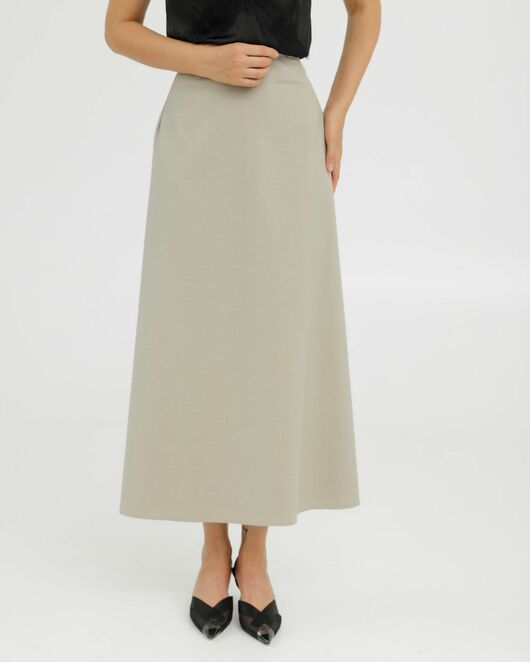 Юбка цвет бежевый - 035095 от LW  Юбка цвет бежевый - 035095 от LW