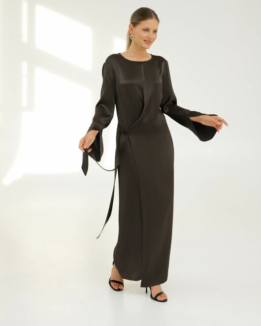 Платье цвета хаки - 025069 от LW 