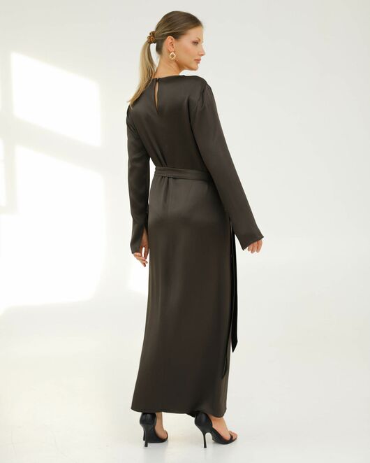 Платье цвета хаки - 025069 от LW 